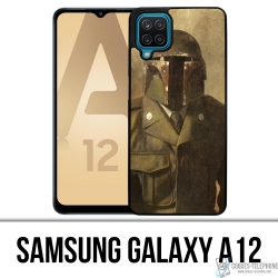 Cover Samsung Galaxy A12 - Boba Fett vintage di Star Wars