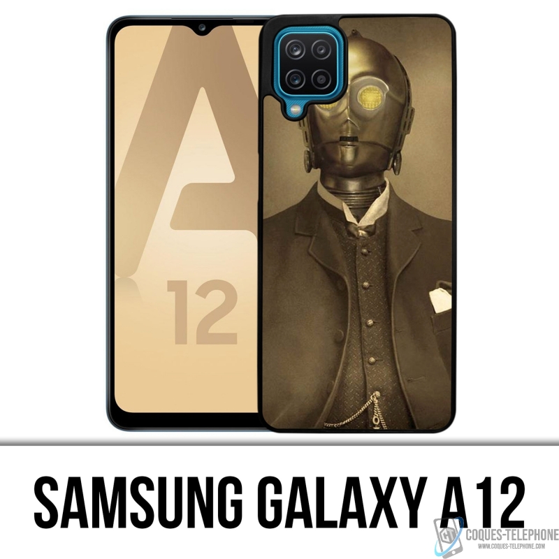 Funda Samsung Galaxy A12 - Star Wars Vintage C3Po
