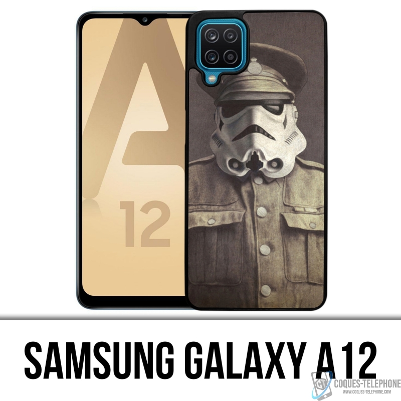 Coque Samsung Galaxy A12 - Star Wars Vintage Stromtrooper