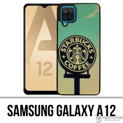 Custodia per Samsung Galaxy A12 - Starbucks Vintage