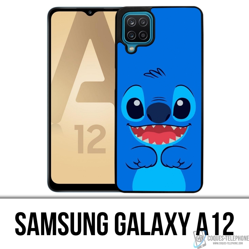 Funda Samsung Galaxy A12 - Azul puntada
