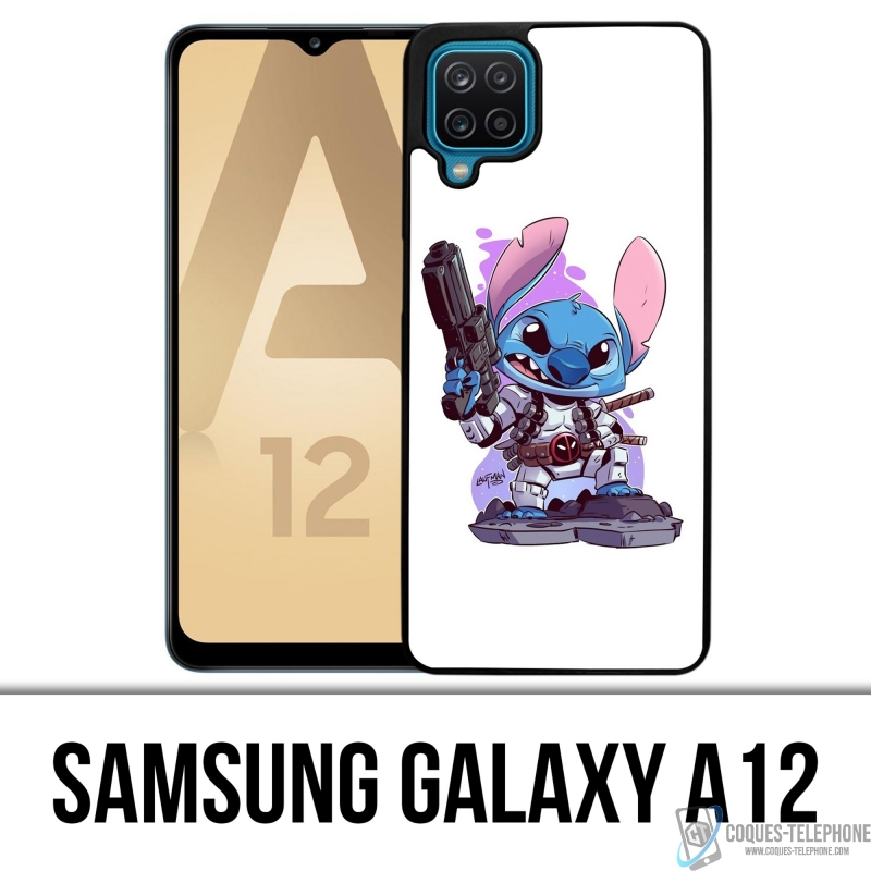Coque Samsung Galaxy A12 - Stitch Deadpool