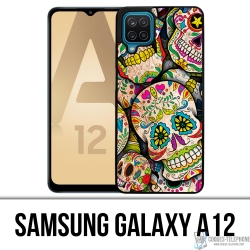 Funda Samsung Galaxy A12 - Sugar Skull