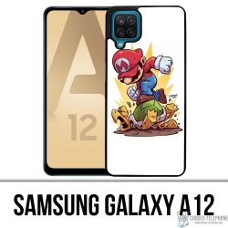Funda Samsung Galaxy A12 - Tortuga de dibujos animados de Super Mario