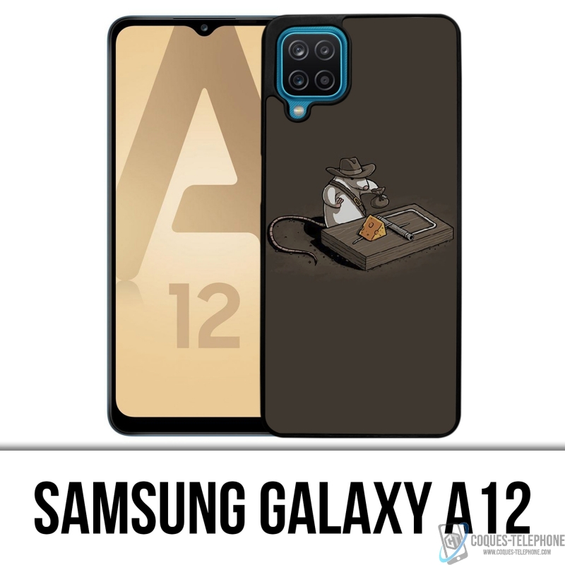 Coque Samsung Galaxy A12 - Tapette Souris Indiana Jones