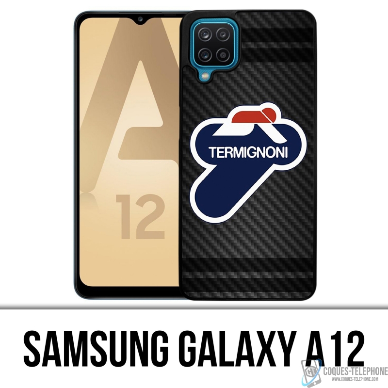 Coque Samsung Galaxy A12 - Termignoni Carbone