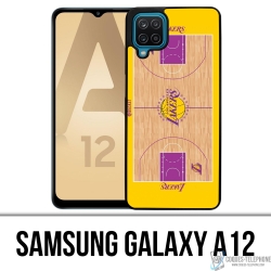 Coque Samsung Galaxy A12 - Terrain Besketball Lakers Nba