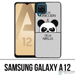 Samsung Galaxy A12 Case - Einhorn Ninja Panda Einhorn