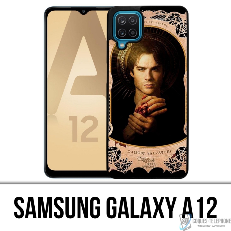 Coque Samsung Galaxy A12 - Vampire Diaries Damon