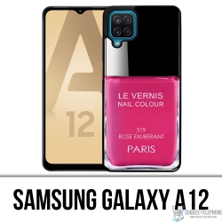 Funda Samsung Galaxy A12 - Patente Pink Paris