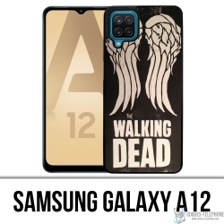 Custodia per Samsung Galaxy A12 - Walking Dead Daryl Wings