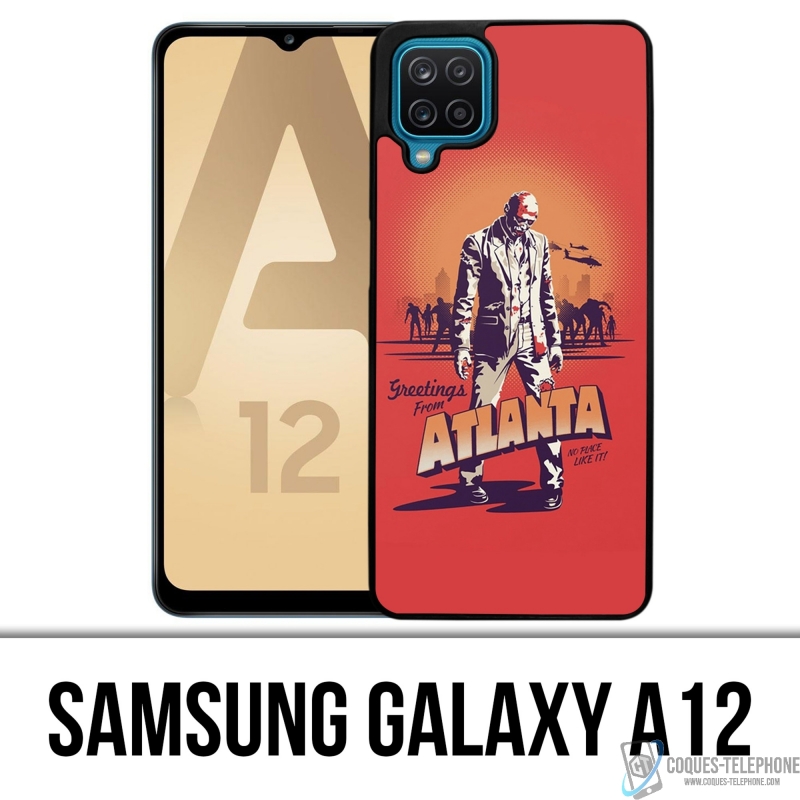 Coque Samsung Galaxy A12 - Walking Dead Greetings From Atlanta