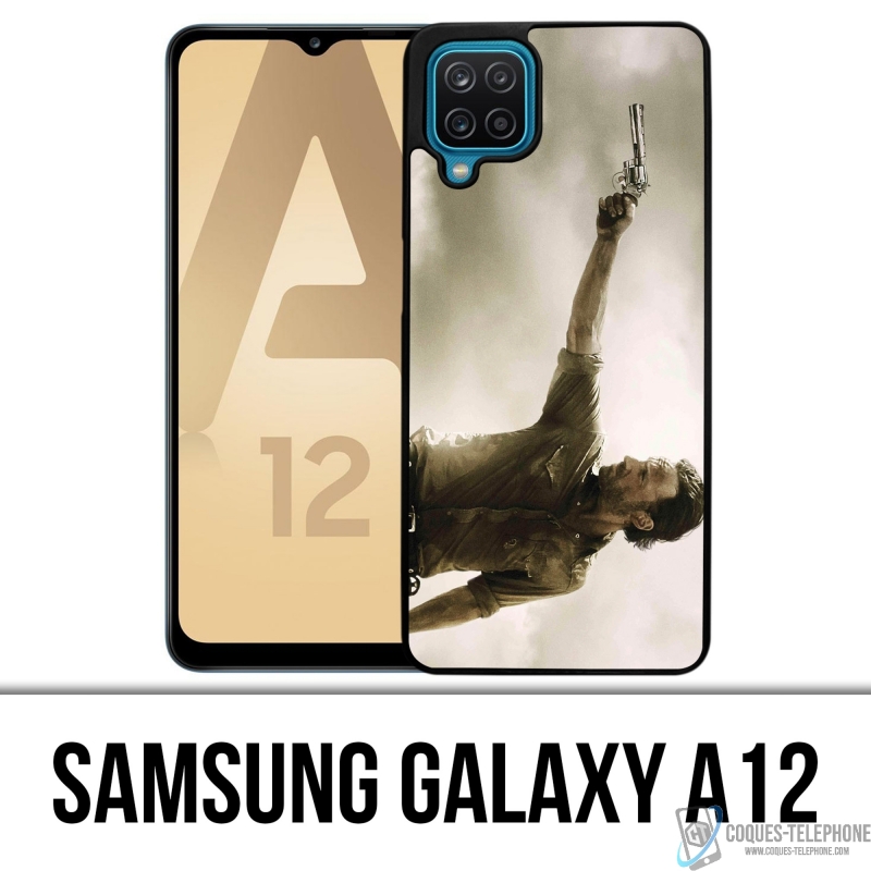 Coque Samsung Galaxy A12 - Walking Dead Gun