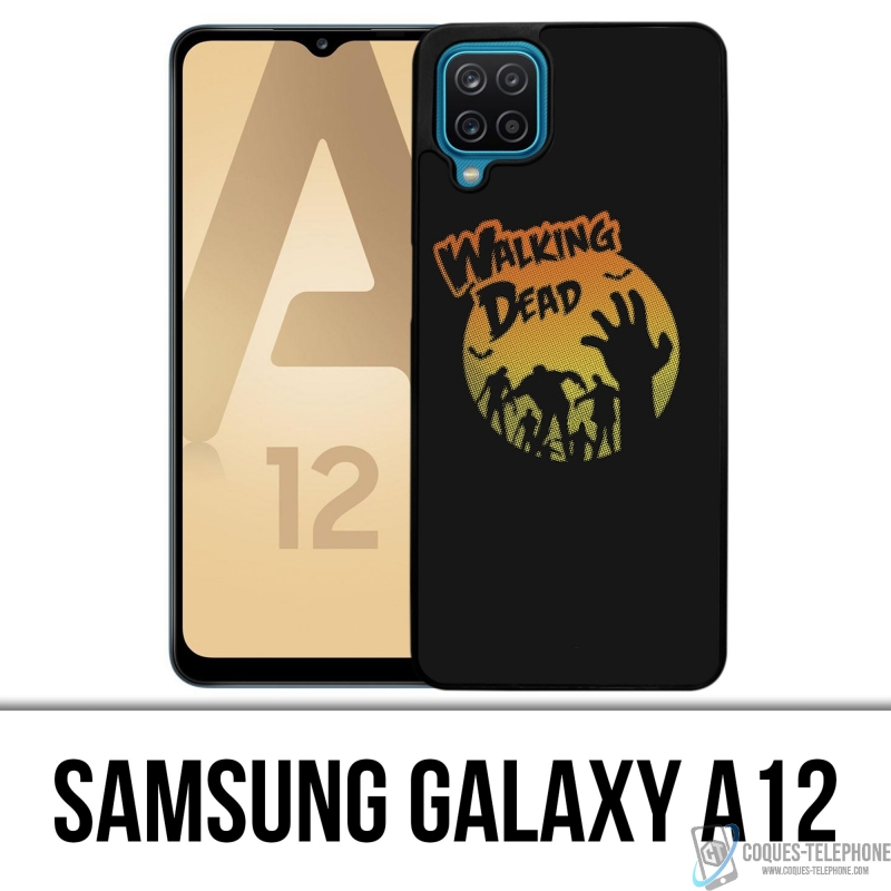 Cover Samsung Galaxy A12 - Logo Walking Dead Vintage