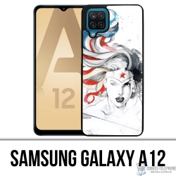 Cover Samsung Galaxy A12 - Wonder Woman Arte