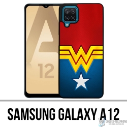 Cover Samsung Galaxy A12 - Logo Wonder Woman