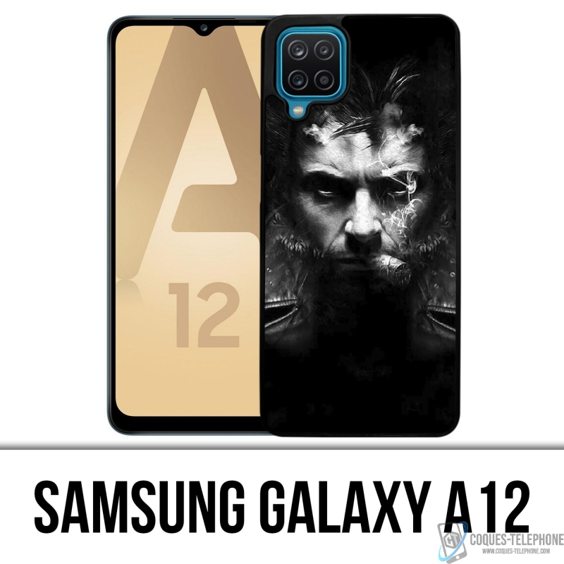 Coque Samsung Galaxy A12 - Xmen Wolverine Cigare