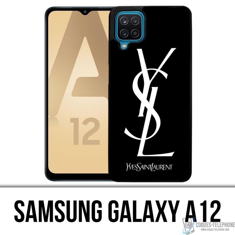 Samsung Galaxy A12 Case - Ysl Weiß