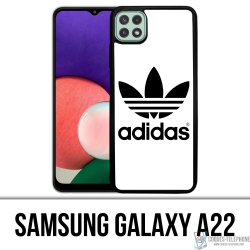 Samsung Galaxy A22 Case - Adidas Classic Weiß