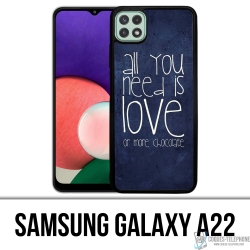 Custodia Samsung Galaxy A22 - Tutto ciò di cui hai bisogno è il cioccolato
