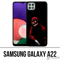Custodia Samsung Galaxy A22 - Maschera da incubo americano