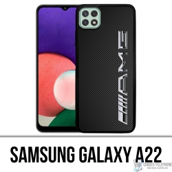 Funda Samsung Galaxy A22 - Logotipo de carbono Amg