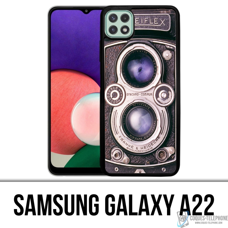 Samsung Galaxy A22 Case - Vintage Camera
