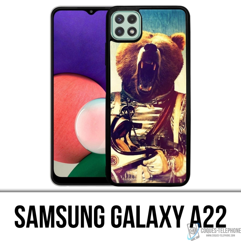 Coque Samsung Galaxy A22 - Astronaute Ours