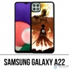 Custodia Samsung Galaxy A22 - Poster Attak On Titan
