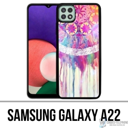 Samsung Galaxy A22 Case - Traumfänger Malerei