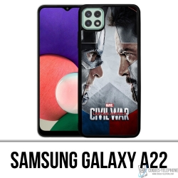 Custodia per Samsung Galaxy A22 - Avengers Civil War