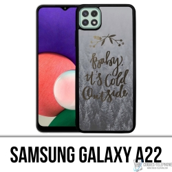 Samsung Galaxy A22 Case - Baby kalt draußen