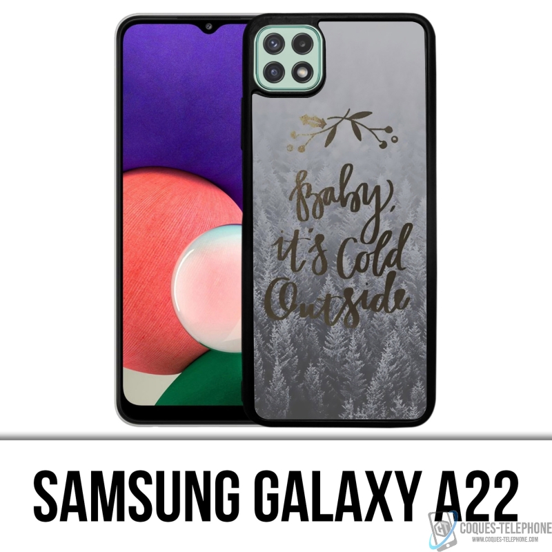 Coque Samsung Galaxy A22 - Baby Cold Outside