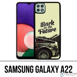 Cover Samsung Galaxy A22 - Ritorno al futuro Delorean