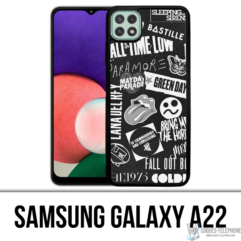 Coque Samsung Galaxy A22 - Badge Rock