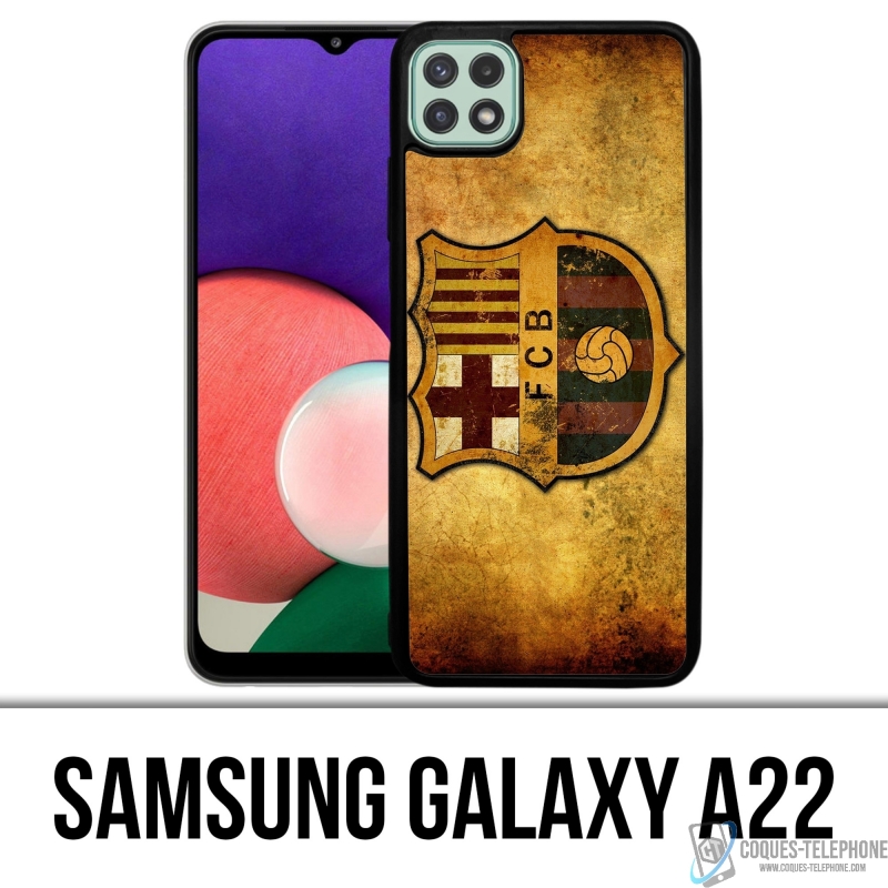 Coque Samsung Galaxy A22 - Barcelone Vintage Football
