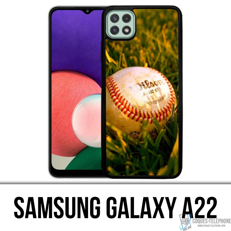 Custodia per Samsung Galaxy A22 - Baseball