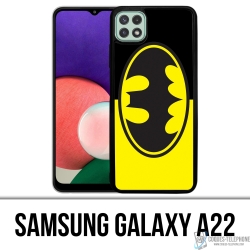 Coque Samsung Galaxy A22 - Batman Logo Classic Jaune Noir