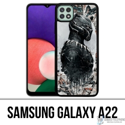 Samsung Galaxy A22 Case - Black Panther Comics Splash