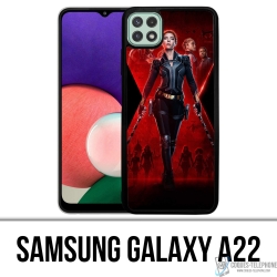 Póster Funda Samsung Galaxy A22 - Black Widow