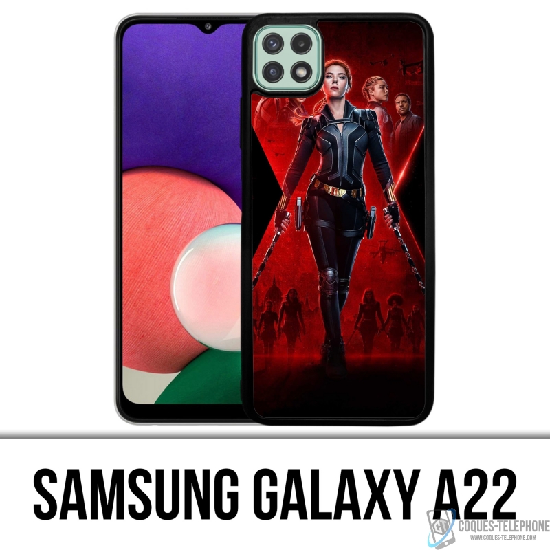 Samsung Galaxy A22 Case - Black Widow Poster