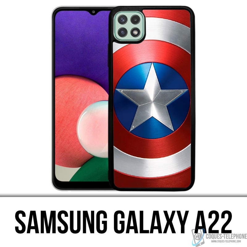 Funda Samsung Galaxy A22 - Escudo de los Vengadores del Capitán América