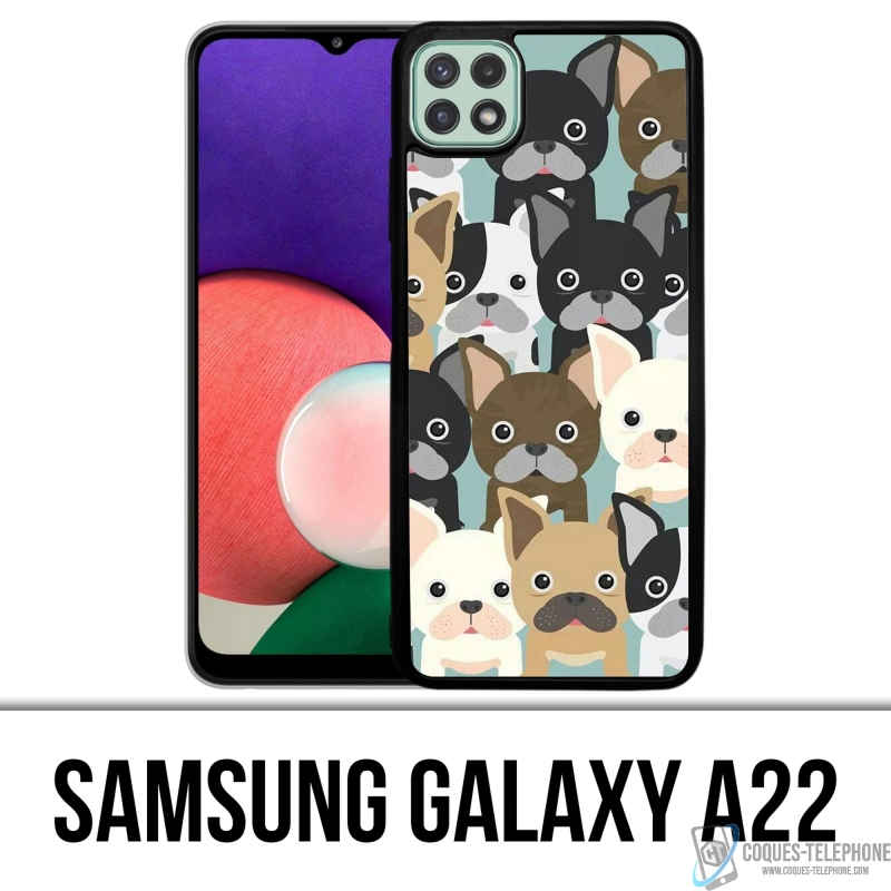 Coque Samsung Galaxy A22 - Bouledogues