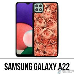 Custodia Samsung Galaxy A22 - Bouquet di rose