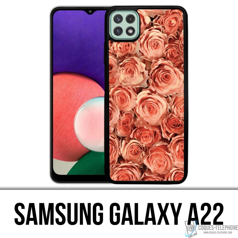 Coque Samsung Galaxy A22 - Bouquet Roses