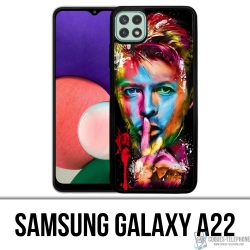 Coque Samsung Galaxy A22 - Bowie Multicolore
