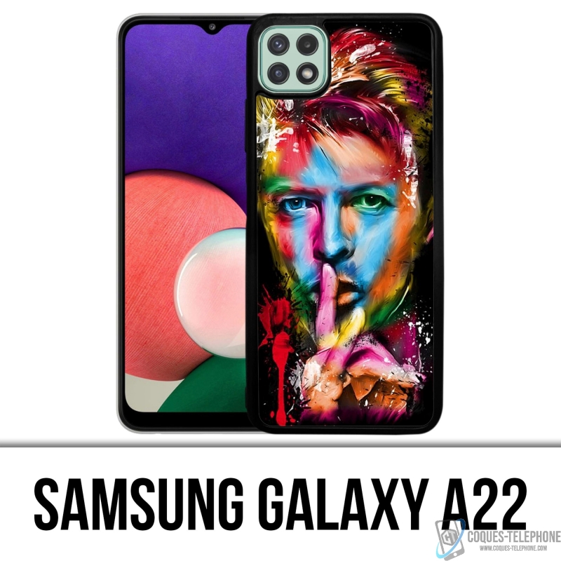 Custodia per Samsung Galaxy A22 - Bowie Multicolor