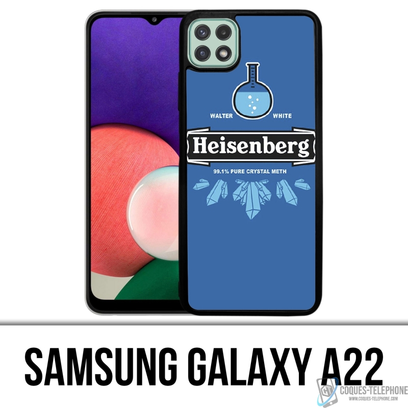 Coque Samsung Galaxy A22 - Braeking Bad Heisenberg Logo
