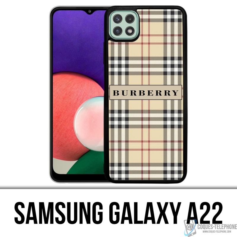 Coque Samsung Galaxy A22 - Burberry