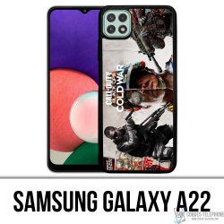 Custodia per Samsung Galaxy A22 - Paesaggio della Guerra Fredda di Call Of Duty Black Ops
